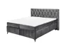 Boxspringbett - Liegefläche ca. 180x200 cm, Stoff Anthrazit