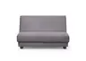 Schlafsofa EASY Optik A - 2-Sitzer ohne Armlehne, 140 cm inkl. Schlaffunktion, Cord, Dunkelgrau