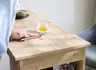 Bartisch - LB ca. 115x50 cm, Artisan Eiche Nachbildung, Schwarz
