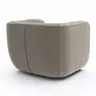 Sessel Stormy - drehbar, Stoff, Graubeige