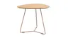 Ecktisch Fano - LBH ca. 59x50x50 cm, Fenix, Beige