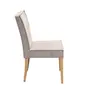 Stuhl - Stoff, Taupe/Grau