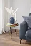 Ecksofa Oviedo - 2-Sitzer mit Ecke rechts, Leder, Dunkelblau