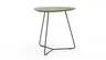 Ecktisch Fano - LBH ca. 59x50x50 cm, HPL Laminat, Grau