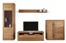 Wohnwand Faro Plus - BHT ca. 353x213x56 cm, Kernbuche massiv