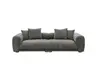 Megasofa - 2-Sitzer, Stoff, Taupe