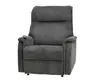 TV-Sessel MIKLAS - Aufstehhilfe, Relaxfunktion, Stoff, Grau