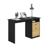 Schreibtisch- LB ca. 123x50 cm, Grau, Eiche Dekor