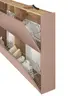 Schuhschrank GIANNA - B ca. 140 cm, Toffee, Navarra Eiche Nachbildung
