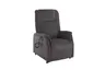 TV-Sessel MANDO - Aufstehhilfe, Relaxfunktion, Kopfteilverstellung, Stoff, Grau