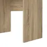 Schreibtisch - LB ca. 120x48 cm, Eiche Struktur Nachbildung, Weiß