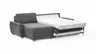 Ecksofa Lakeville 1 - Longchair links mit 2-Sitzer inkl. Schlaffunktion mit Bettkasten, Stoff, Grau