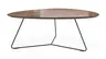 Couchtisch Fano - LBH ca. 96x86x38 cm, HPL Laminat, Bronze