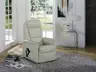 Sessel - Relaxfunktion, Leder, Kreide