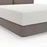 Boxspringbett Alpin - Liegefläche ca. 180x200 cm, Stoff, Anthrazit