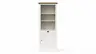 Bücherschrank Louisiana - teilmassiv, Weiß
