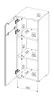 Büroschrank - B ca. 40 cm, Weiß