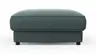 Hocker Juni - LB ca. 90x90 cm, Stoff, Petrol