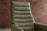 Relaxsessel Leopold - Größe L, inkl. Relaxfunktion, Leder, Olive