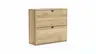 Schuhschrank Williston - Korpus Wildeiche bianco / Front sandgestrahlt