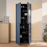 Schuhschrank FAID- B ca. 75 cm,  Schuhschrank, Blau