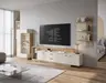 TV-Lowboard - B ca. 236 cm, Kaschmir, Cremona Eiche Torro Nachbildung