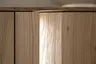 Vitrine Due Viso - inkl. Beleuchtung, BHT ca. 78x200x40 cm, Wildeiche massiv, geölt