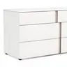 Kommode Loretto - BHT ca. 127x70x51 cm, Lack matt, Weiß