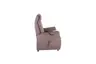 TV-Sessel MALEK - Relaxfunktion, Stoff, Braun