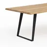 Esstisch Talara Lina - LB ca. 220x100 cm, Wildeiche Natur