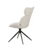 Stuhl MIRNA - drehbar, Stoff, Beige