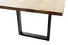 Esstisch - LB ca. 180x100 cm, Wildeiche massiv geölt, Baumkante