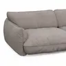 Sofa Fluffy - 4-Sitzer inkl. Rückenlehne verstellbar, Stoff, Taupe
