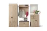 Garderobe - Balkeneiche teilmassiv