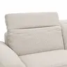 Sofa Rafaela 2.0 - 3-Sitzer inkl. Kopfteil verstellbar, Stoff, Champagner