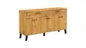 Sideboard Savannah - Wildeiche massiv, natur geölt