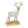 Deko-Hirsch -  BHT ca. 16x22x6 cm, Silber