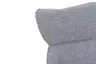 Stuhl MIRNA - drehbar, Stoff, Grau
