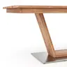 Esstisch Cartago Soft - LB ca. 180x90 cm, Astbuche massiv, natur geölt
