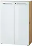 Aktenschrank GWEN - B ca. 80 cm, Eiche Nachbildung, Weiß