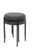 Hocker - Microfaser, Vintage Anthrazit