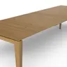 Esstisch 3400 - ausziehbar, LB ca. 200x100 cm, Asteiche massiv, Geölt, Gedrehter Fuss