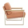 Loungesessel Karla - Stoff, Puder