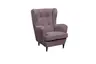 Sessel - Webstoff, Aubergine