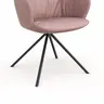 Armlehnstuhl Pegara - Leder, Mauve