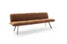 Polsterbank - Breite ca. 230 cm, Polyester, Braun