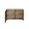 Sitzbank - B ca. 80 cm, Anthrazit, Eiche Coast Evoke Nachbildung
