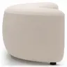 Anstellhocker Karasu - Stoff, Creme