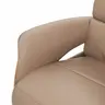Relaxsessel Amila - Größe S, inkl. 2-motorischer Relaxfunktion und Kopfteilverstellung, Leder, Rauchbraun