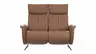 Sofa Sitz.Konzept Sofa - 2-Sitzer inkl. Kopfteilverstellung, Leder, Cognac